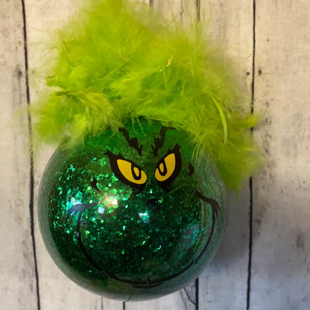 Handmade The Grinch Christmas Ornament